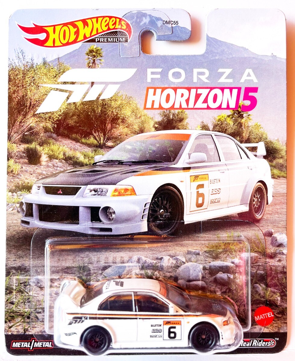 Hot Wheels 2022 Premium Forza Horizon 5 Mitsubishi Lancer Evolution VI White Hot Wheels 2022 Premium Forza Horizon 5 Mitsubishi Lancer Evolution VI White