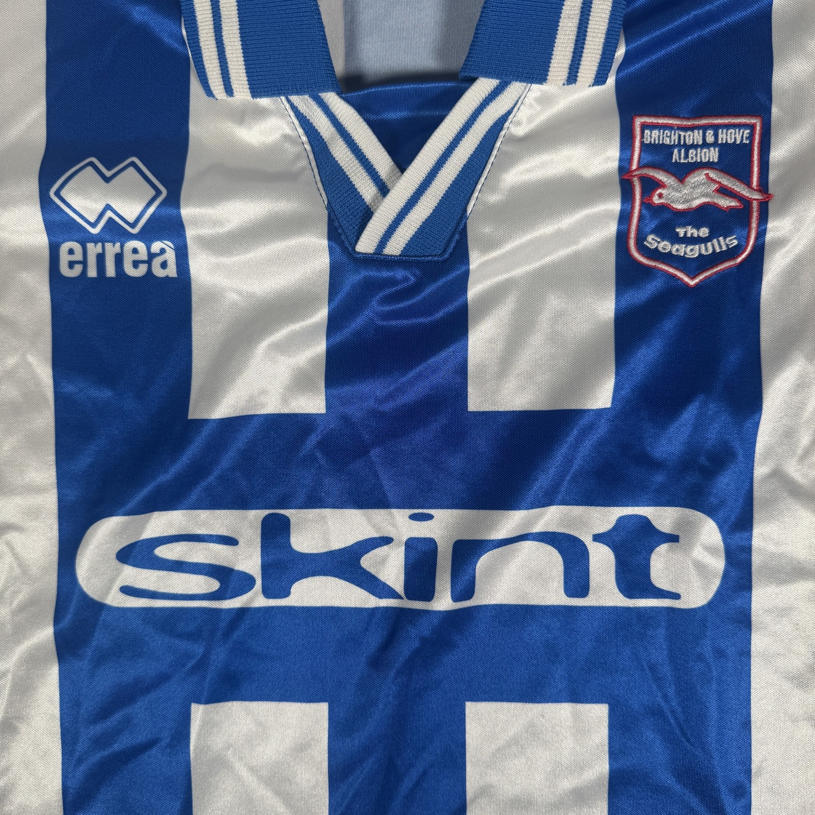 Brighton & Hove Albion Football Shirt 1999 2000 Errea Home Mens XL Genuine