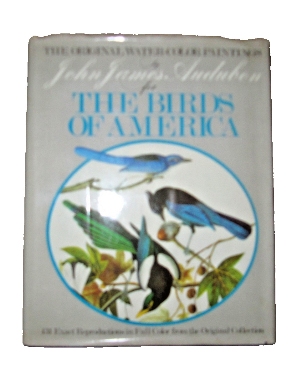 THE BIRDS OF AMERICA by JOHN JAMES AUDUBON , HC/DJ 1966 , MASSIVE BOOK
