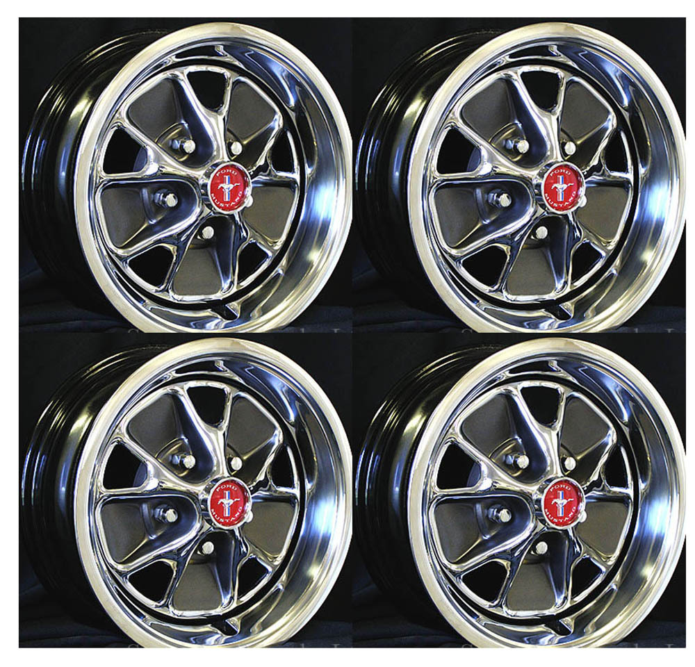 NEW 1965- 67 F0rd MustangG Style Steel GT Wheels 14