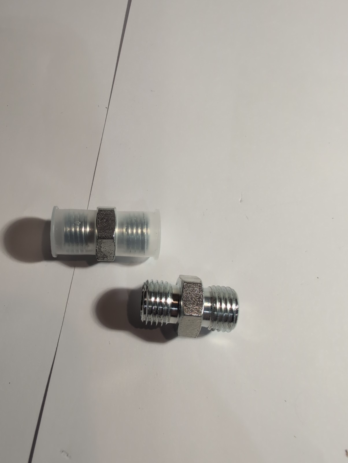 Lot Of (2)  Chinese Mini excavator DIN 2353 L Union M14x1.5 USA Rippa Miva Agt 