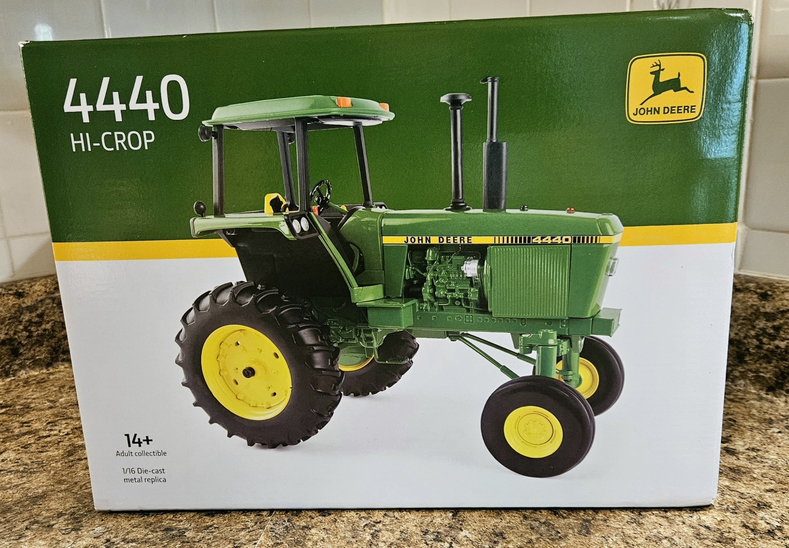 ERTL 1/16 John Deere 4440 Hi-Crop Tractor w/ ROPS 2-Cylinder 2021 Limited Ed NIB