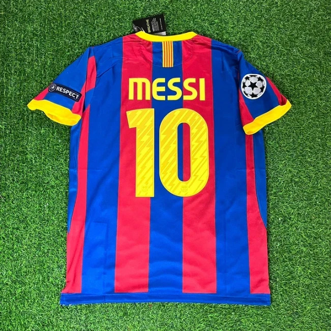 Barcelona 2010/11 Home Jersey Messi #10 Final Patch