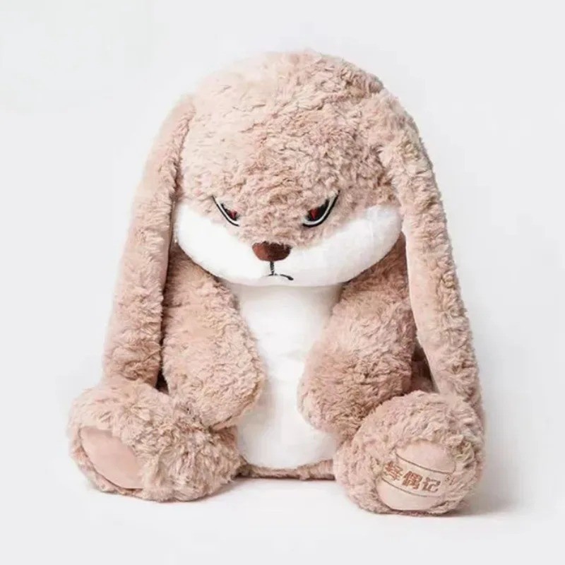 Cute 40cm Angry Rabbit Plush Toy Large Size Stuffed Bunny, Grumpy Cute Plush Dol Cute 40cm Angry Rabbit Plush Toy Large Size Stuffed Bunny, Grumpy Cute Plush Dol