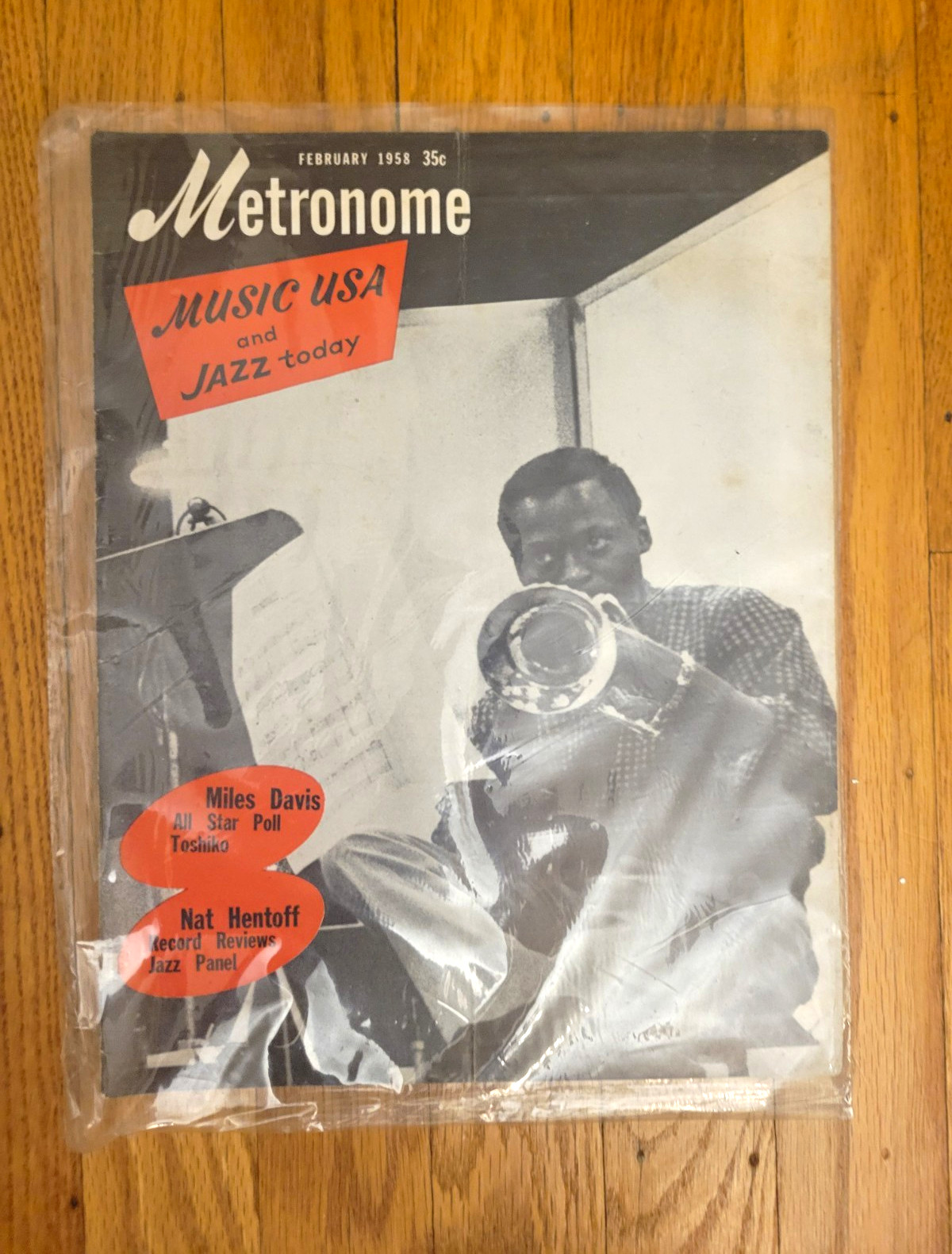 Metronome Magazine Music USA & Jazz Today Feb 1958 Issue Miles Davis