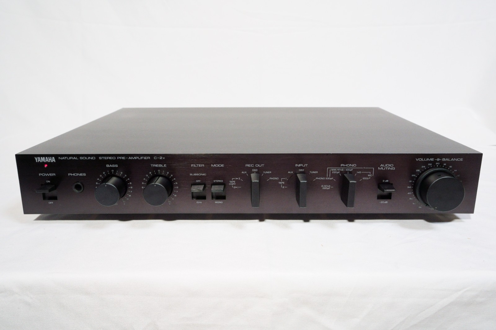 Yamaha C-2x Preamp Control Amplifier - Used, Some Wear