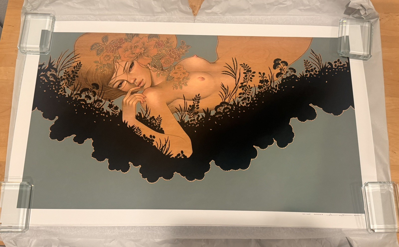 SIGNED NUMBERED AUDREY KAWASAKI ART PRINT MURMUR SIGNED NUMBERED AUDREY KAWASAKI ART PRINT MURMUR