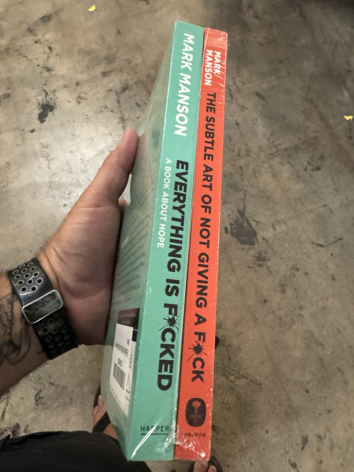 SET OF 2   The  Subtle Art of Not Giving A F***/Everything Is F***** Mark Mason