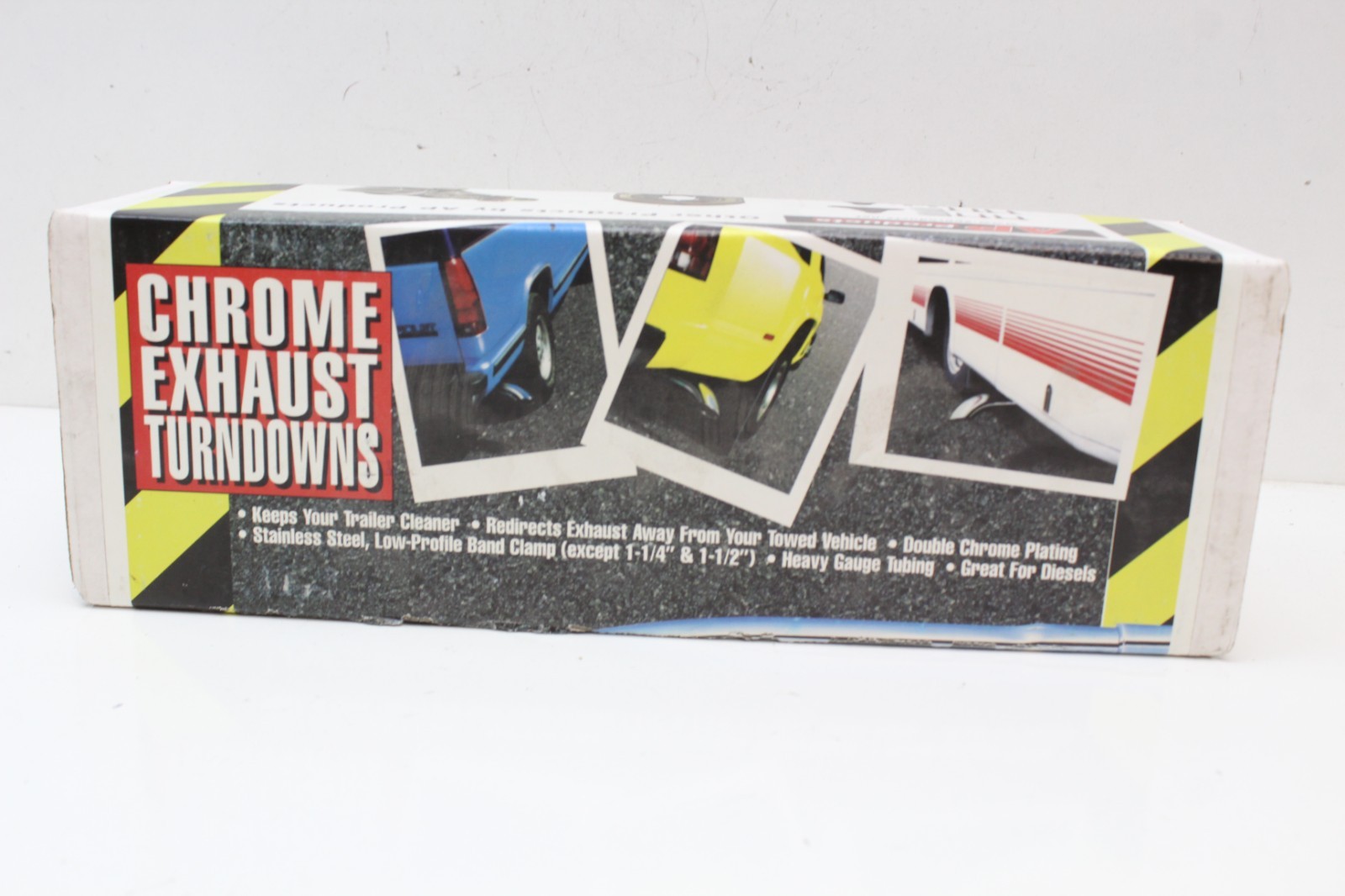 AP Products CTD-1500 US Gear Chrome Exhaust Turndown - 1-1/2