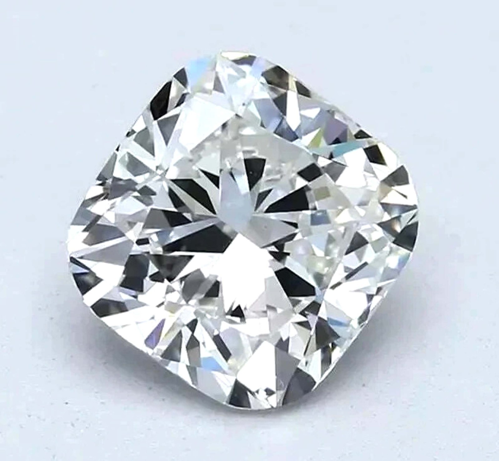3.5 Ct Cushion Cut Lab-Grown CVD Diamond VVS1 EGL Certified Loose Gemstone 6JGF