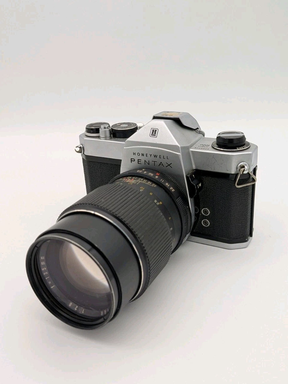 Vintage Asahi Pentax SP1000 35mm SLR Film Camera w/ Auto Tele-Lentar 135mm Lens