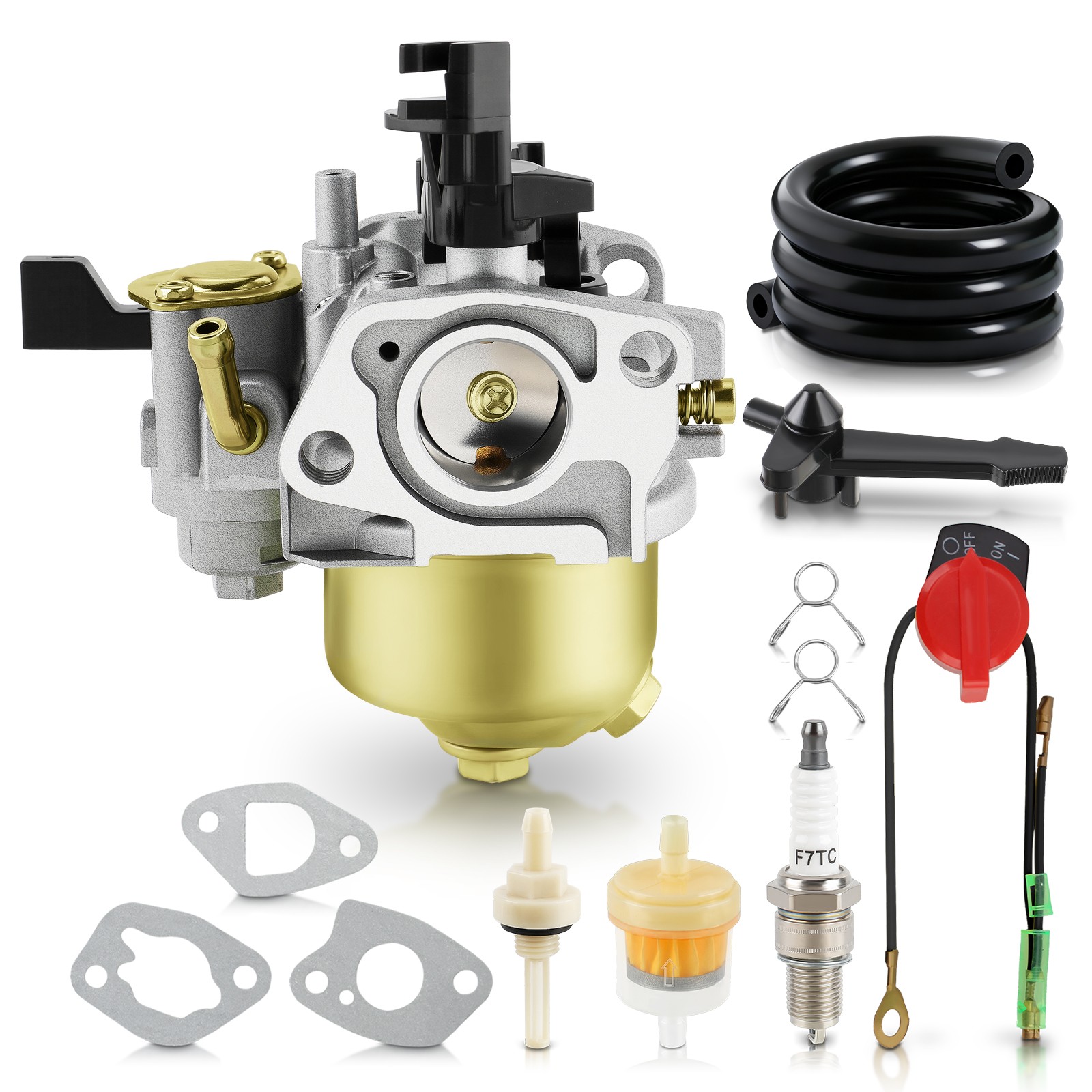 Carburetor For Harbor Freight Predator 212cc 6.5HP OHV Gas Engine 68121 69727 20