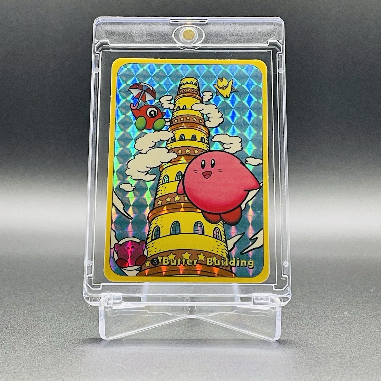 Kirby\'s Adventure Prism Carddass Butter Building 1993 Bandai Vintage Japan Rare