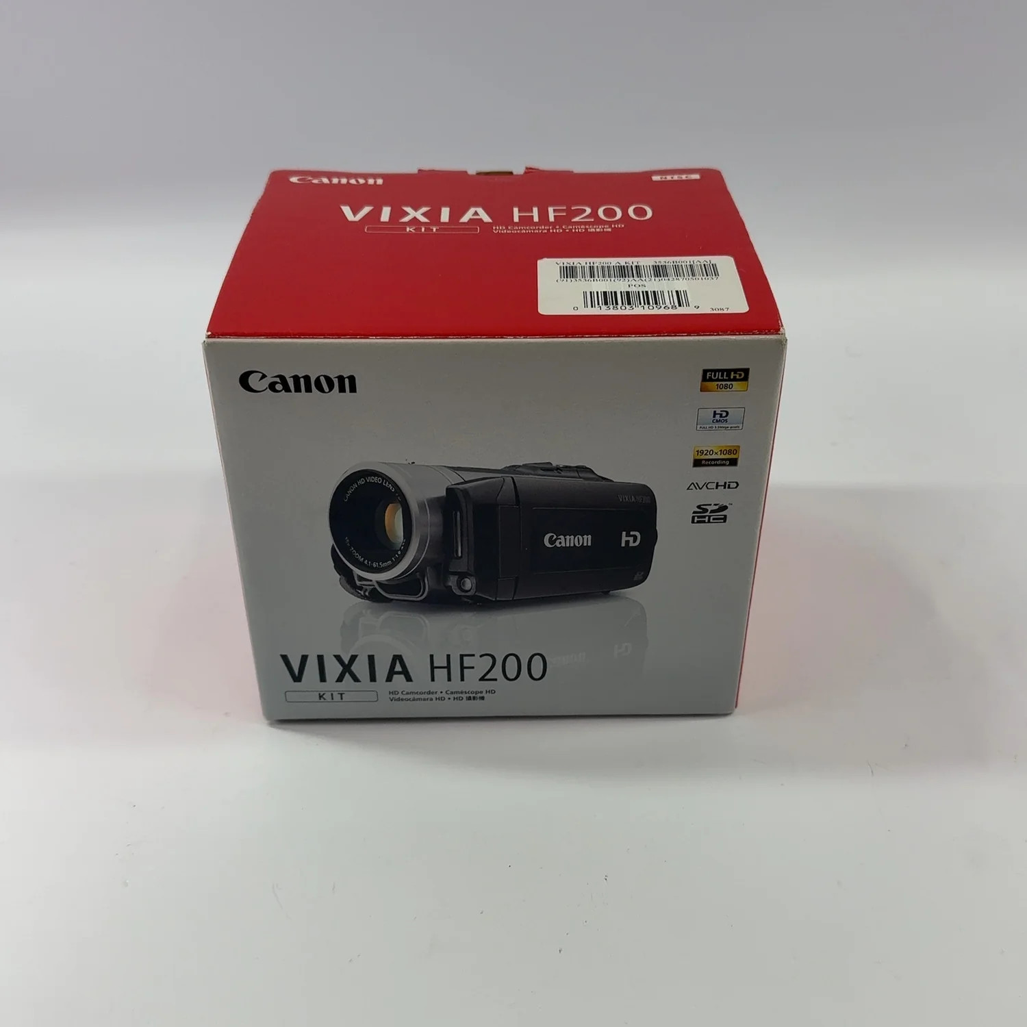 New Canon Vixia HF200 3.89MP HD Camcorder
