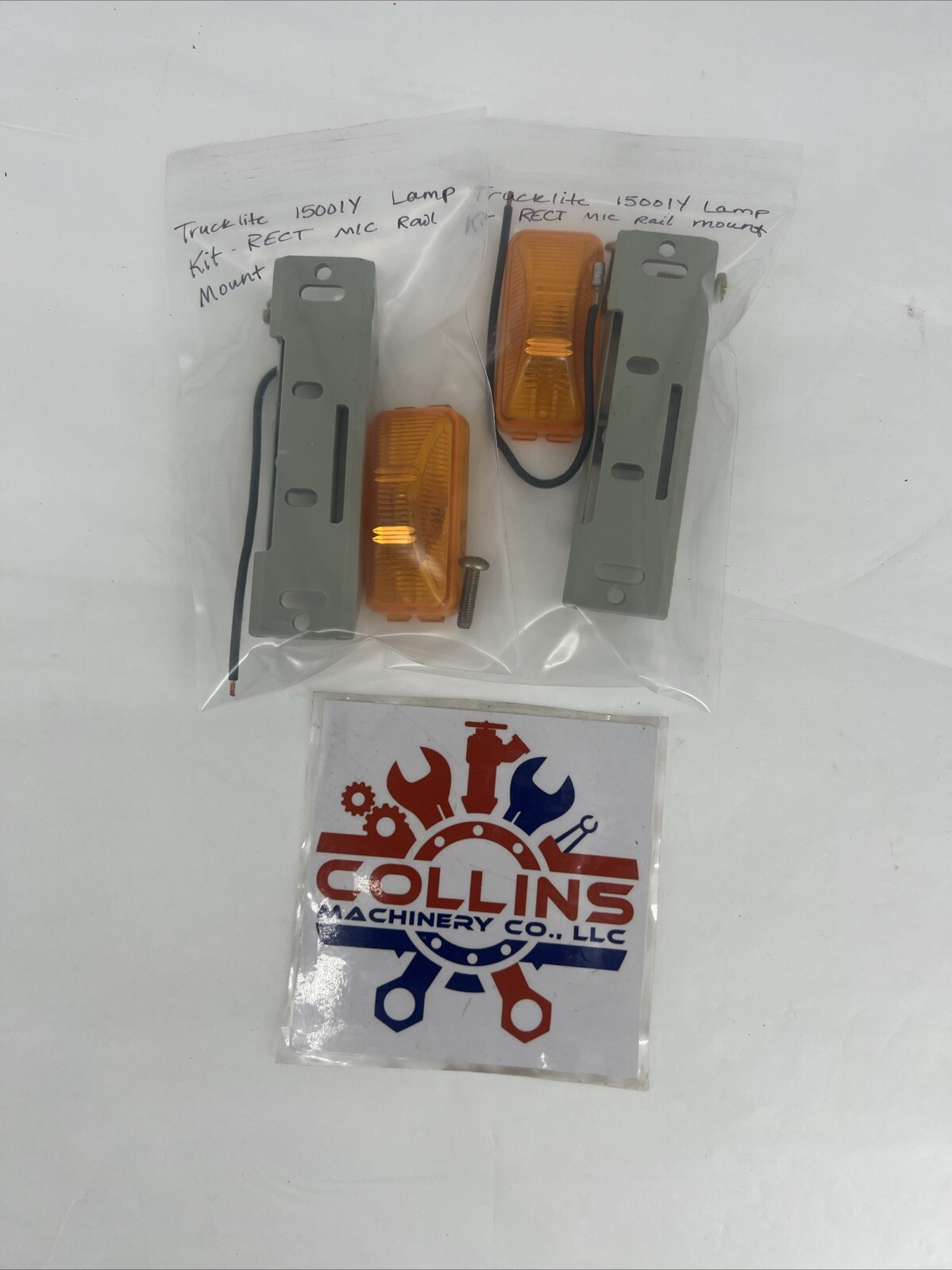 Truck-Lite Yellow Marker Light Kit 15001Y [Lot of 2] NOS