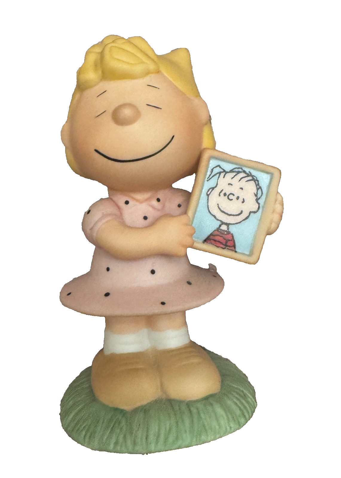 WESTLAND Peanuts SALLY & SWEET BABOO LINUS Picture Porcelain Figurine 8219