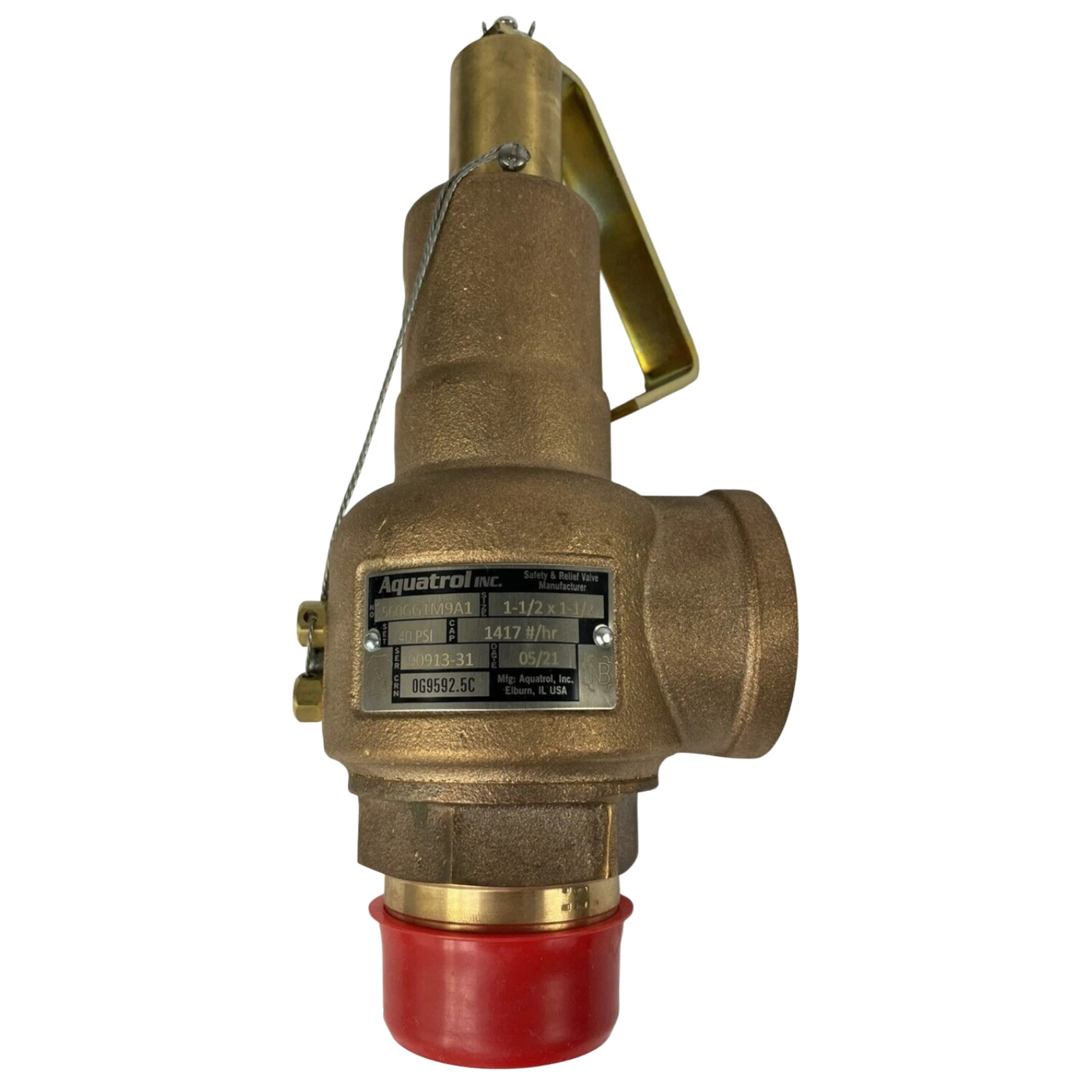 OEM AQUATROL SAFETY VALVE 560GG1M9A1 STEAM SERVICE  1 1/2