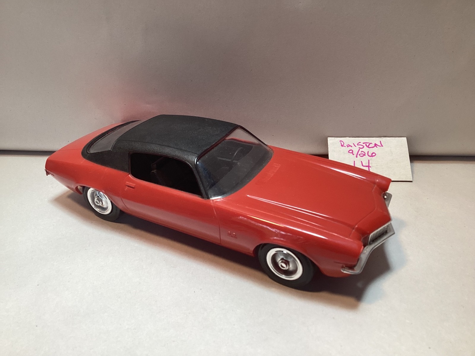 Vintage MPC Chevrolet Camaro SS dealer promo car 1/25