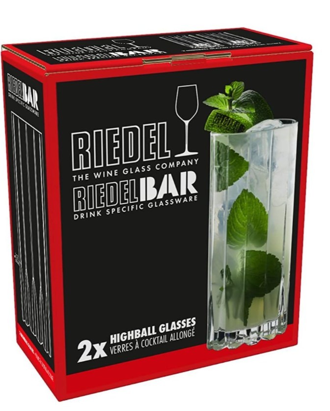 Riedel Fine Crystal HighBall Glass Made In germany set Of 2 Glasses