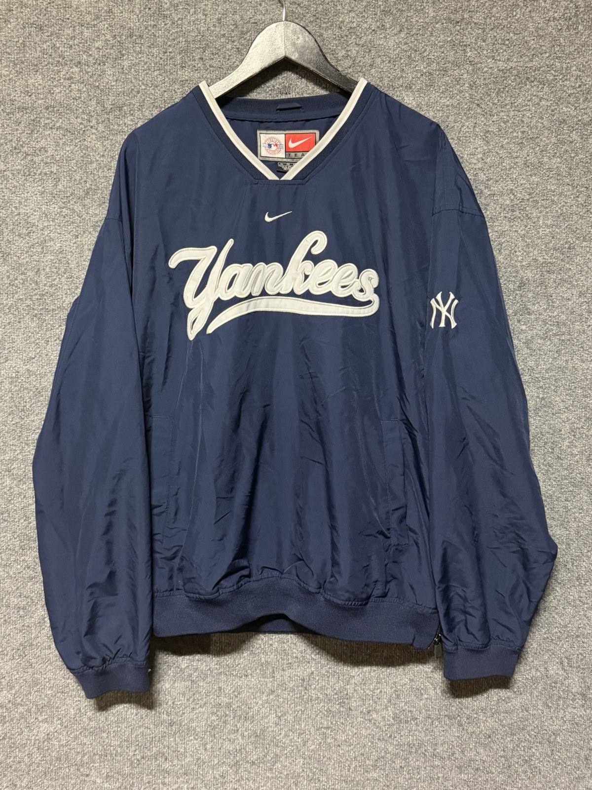 Nike New York Yankees Vintage MLB Windbreaker Jacket Size Men’s Xl 90s