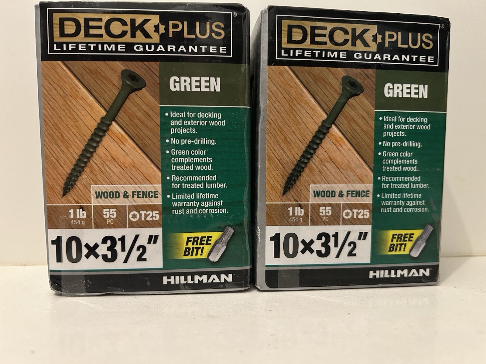 Hillman Deck Plus 10 x 3 1/2” 1 Lb X 2 Boxes