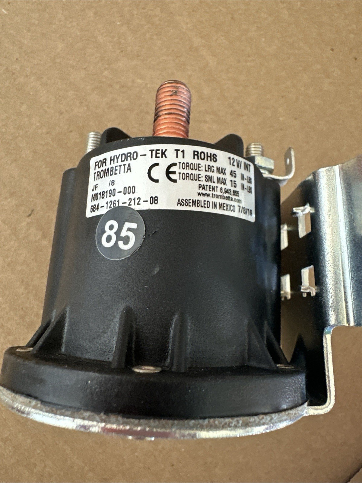 New Trombetta 684-1261-212 12V Solenoid Switch Relay New Trombetta 684-1261-212 12V Solenoid Switch Relay