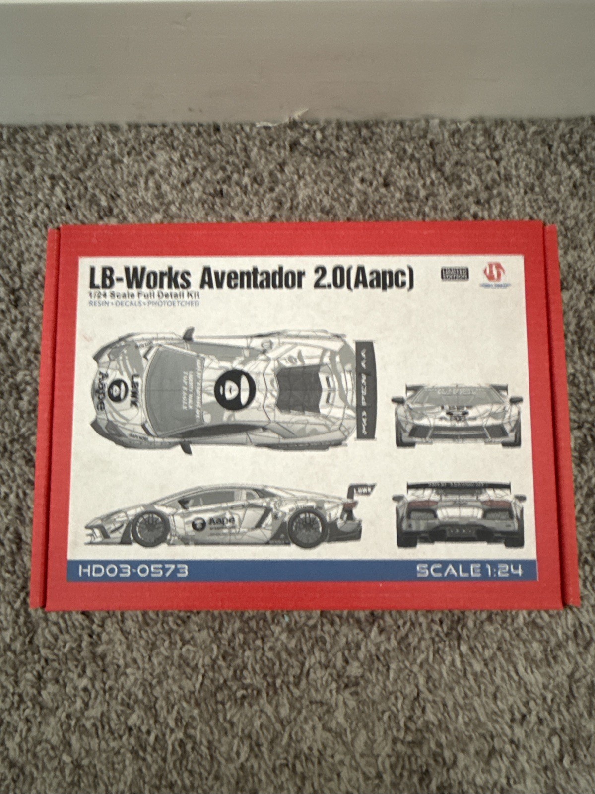 Hobby Design 1/24 LB-Works Aventador 2.0 Aapc
