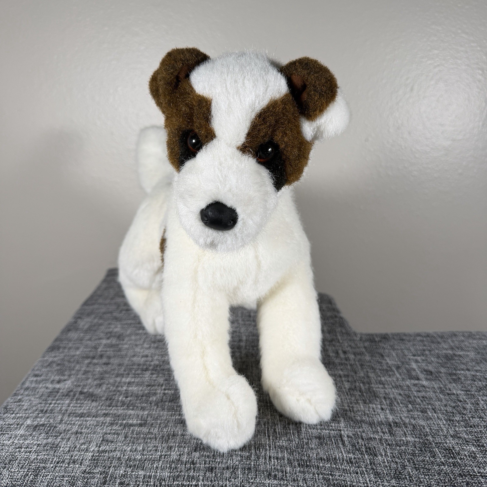 Rare HTF Douglas Cuddle Toys Weaver Jack Russell Terrier Plush Dog 14” Vintage