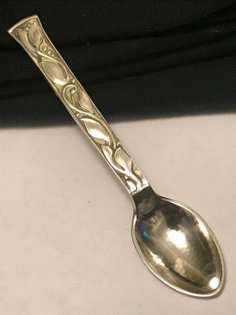 Evald Nielsen 830 Sterling Silver Souvenir Spoon 3.7\