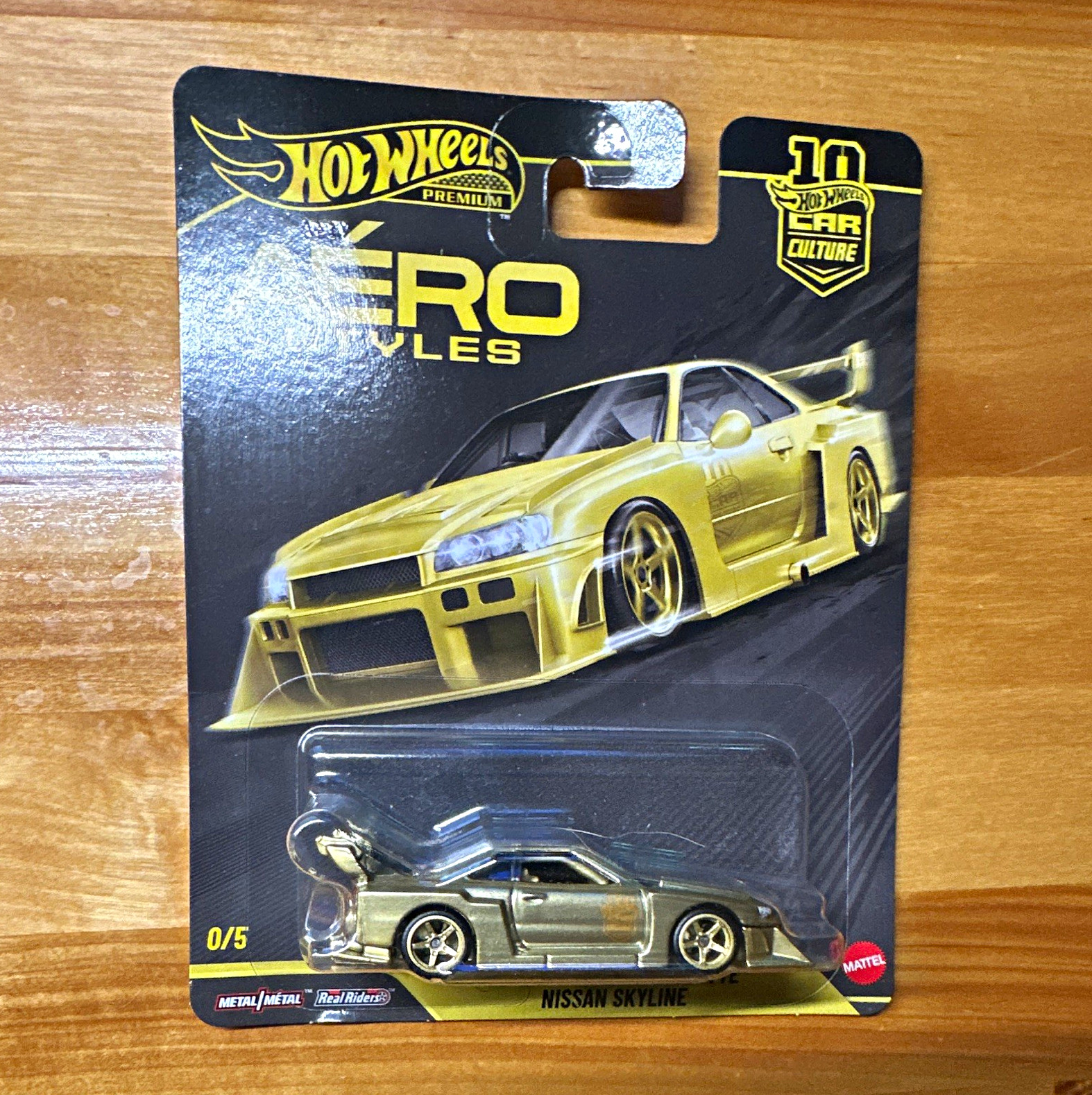 Hot Wheels Car Culture Aero Styles Chase LB-ER34 Skyline Gold 1:64