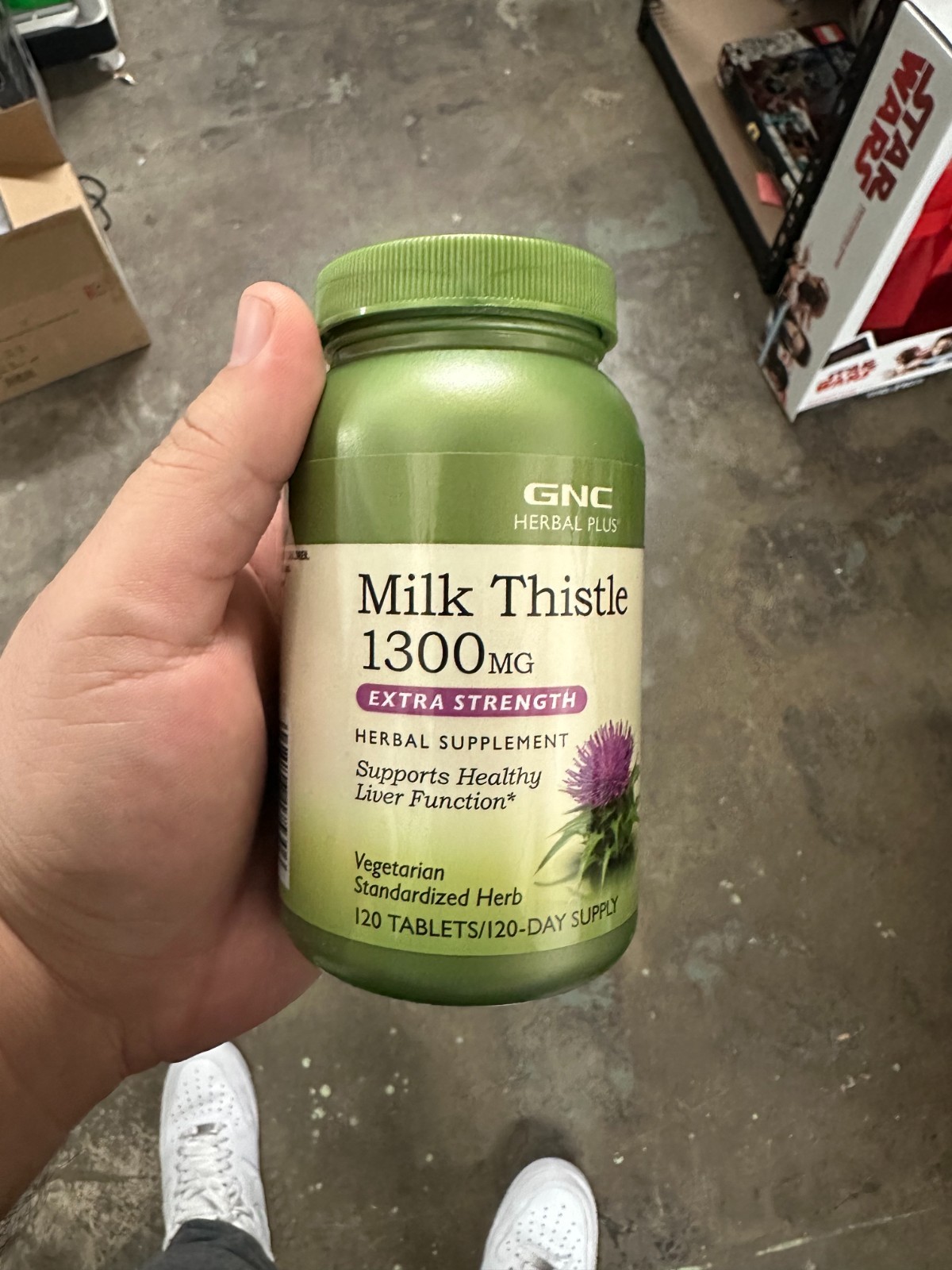 GNC Herbal Plus Milk Thistle 1300mg Extra Strength 120 expiration  09/27