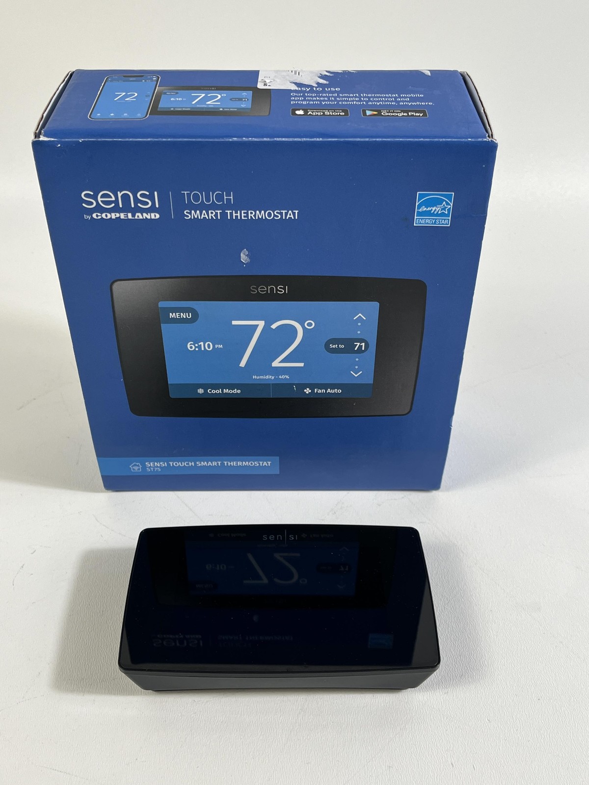 Sensi Touch Smart Thermostat by Emerson with Touchscreen **NO BASE Sensi Touch Smart Thermostat by Emerson with Touchscreen **NO BASE