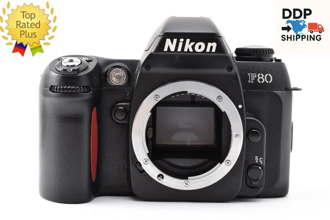 No Sticky [ MINT ] Nikon F80D F80 D Black SLR 35mm Film Camera Body From JAPAN