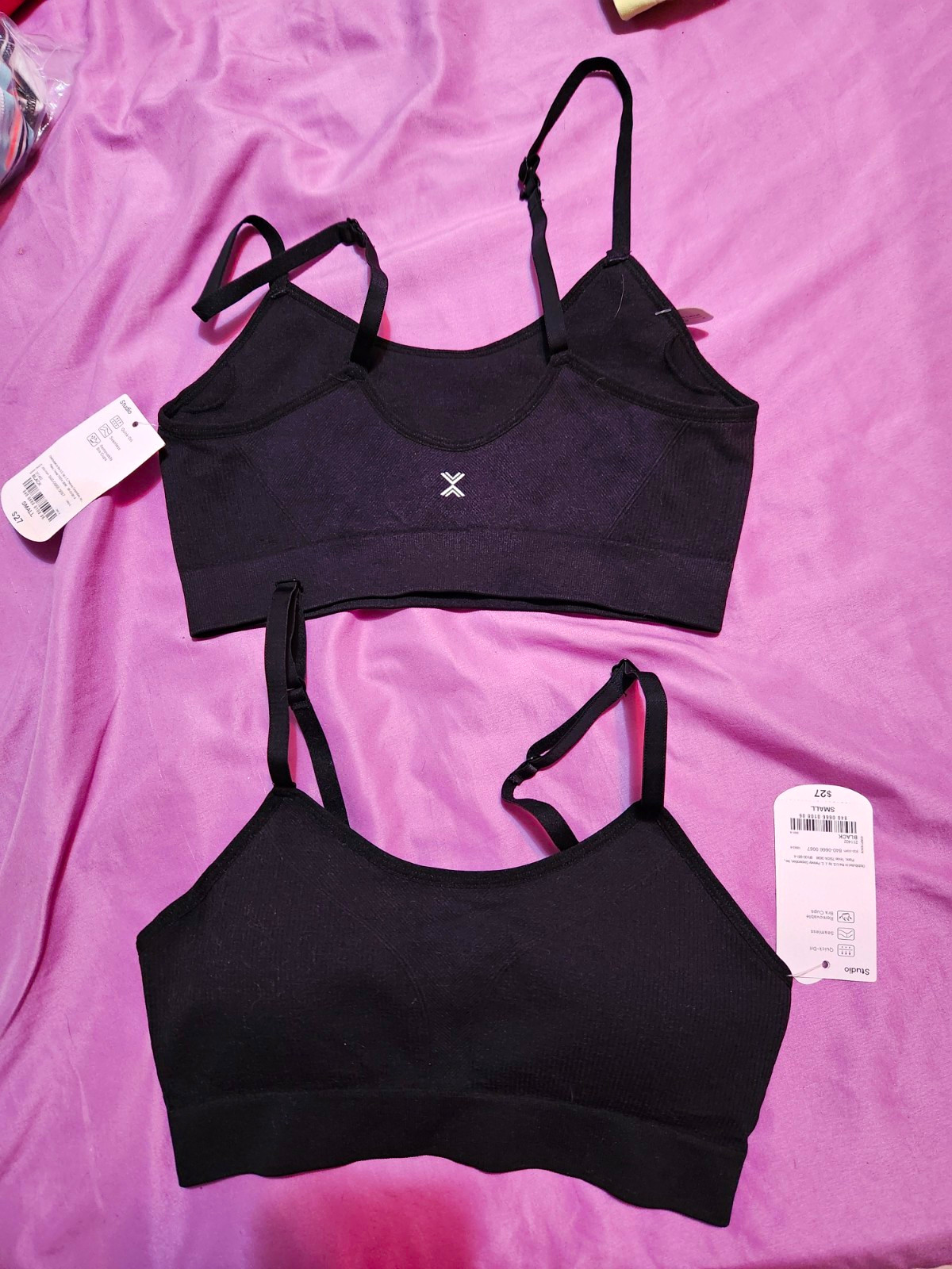 2 Xersion Studio Women’s Sports Bras, Black S, Convertible Straps, Quick-Dri 2 Xersion Studio Women’s Sports Bras, Black S, Convertible Straps, Quick-Dri