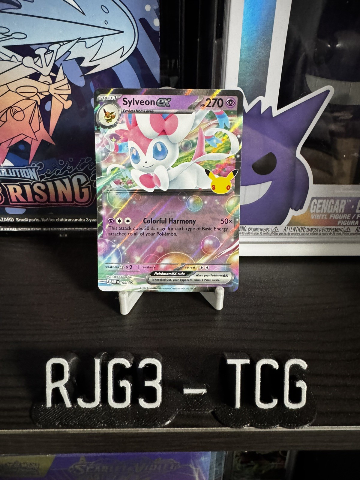 Sylveon EX MEP Promo 100 Holo English 270 HP Stage 1 Pokemon TCG 6+ Sylveon EX MEP Promo 100 Holo English 270 HP Stage 1 Pokemon TCG 6+