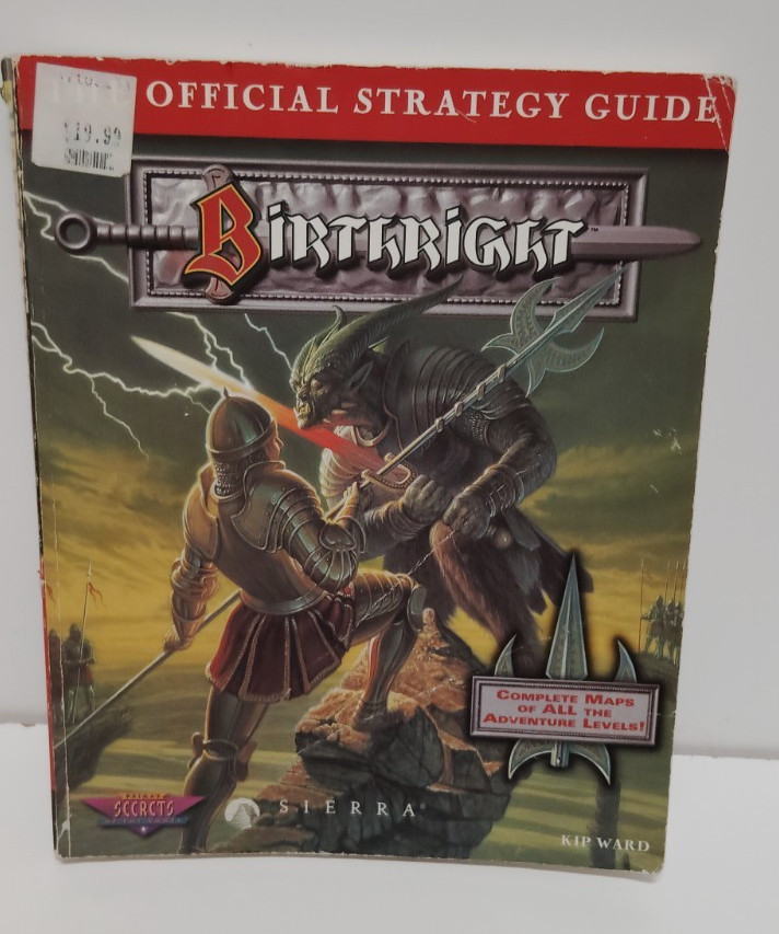 BIRTHRIGHT: THE OFFICIAL STRATEGY GUIDE PC Prima Kip Ward