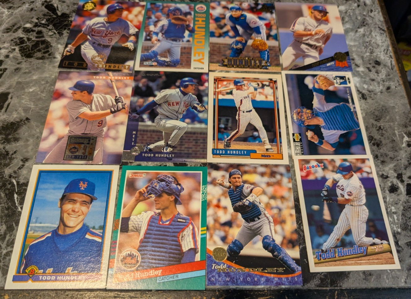TODD HUNDLEY lot 12 NY METS