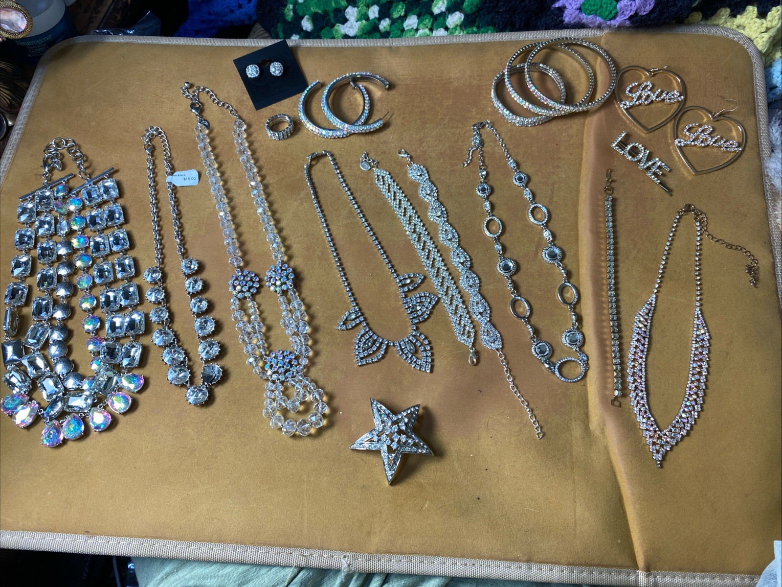Gorgeous Vintage rhinestone jewelry lot. So pretty and fun Gorgeous Vintage rhinestone jewelry lot. So pretty and fun