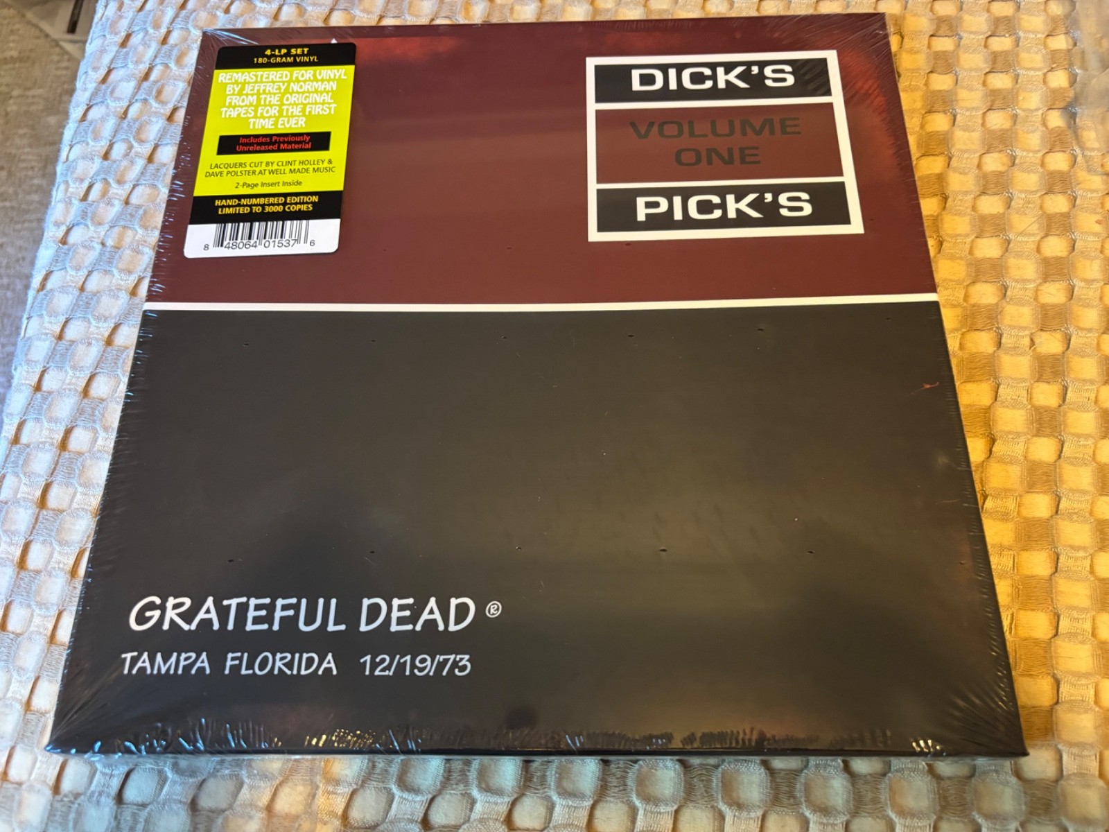 Grateful Dead Dick\'s Picks vol. 1 Tampa Fl lp new