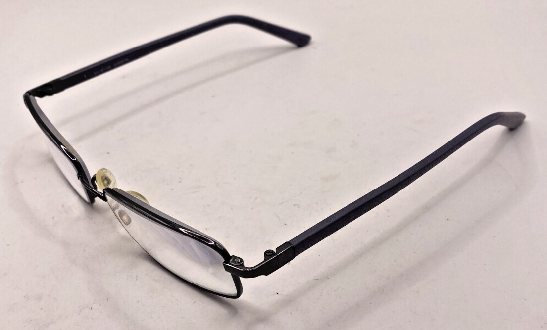 MARCHON FLEXON FRAMES ONLY EYEGLASSES 666 BLACK PURPLE 52-18-140