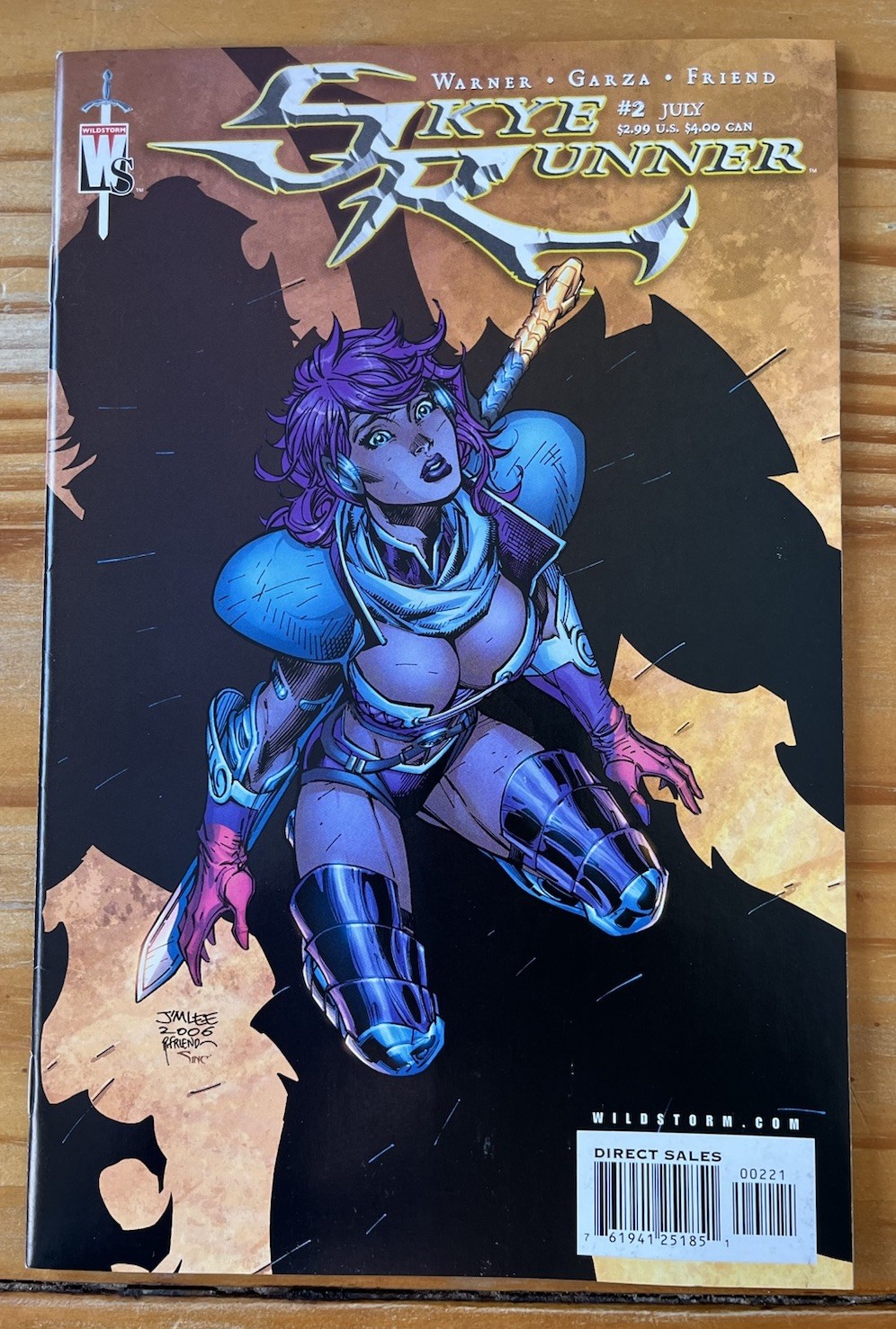 Skye Runner #2C WildStorm Jim Lee VARIANT  See Pictures