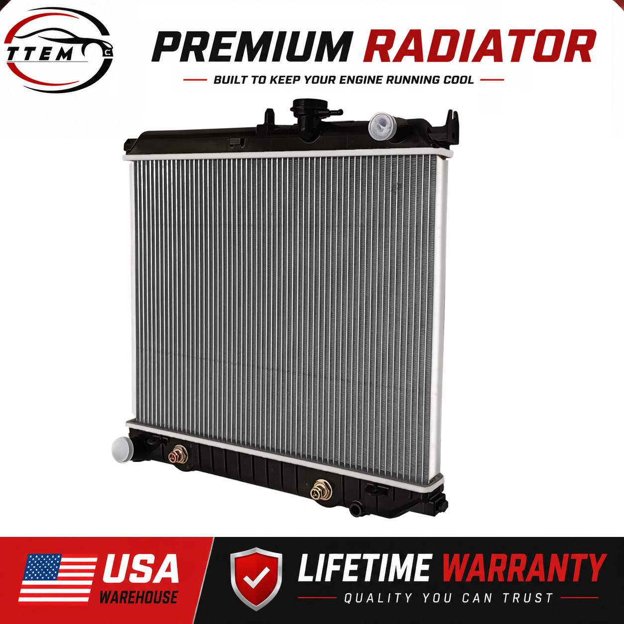 2707 Aluminum Radiator Fits 2004-2012 Chevy Colorado GMC Canyon 2.8 2.9 3.5 3.7L