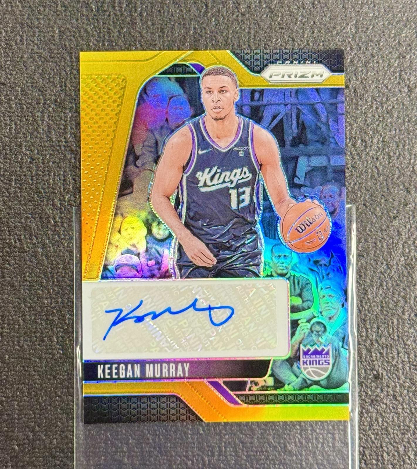 2024-25 Panini Prizm Keegan Murray Autograph Gold Prizm /10