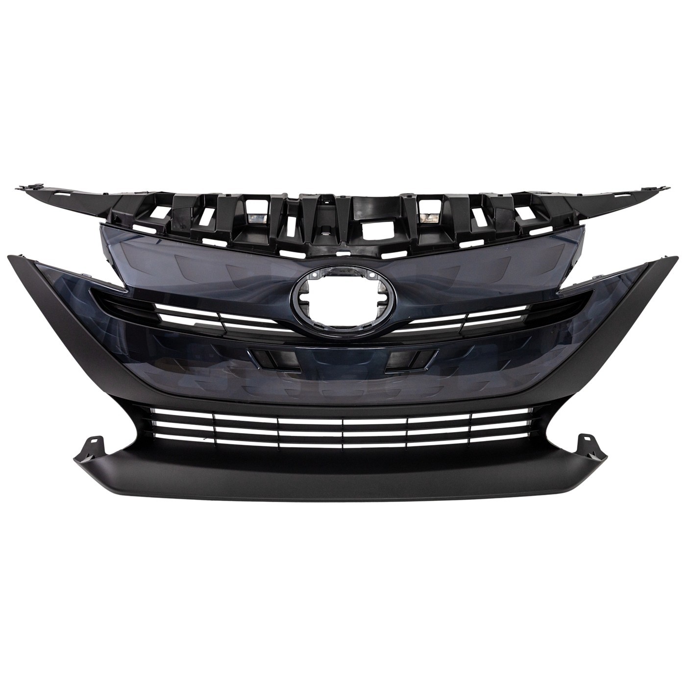 Grille Assembly For 2017-2020 Toyota Prius Prime Textured Gray