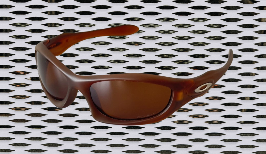 Vintage Oakley Monster Dog Sunglasses Brown Frames  Brown Lenses  Polarized