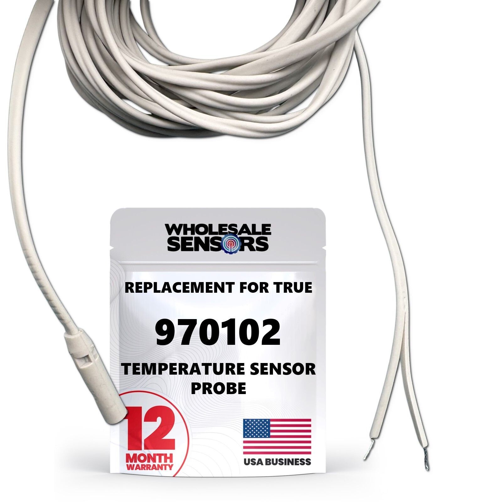 Replacement for True 970102, Temperature Probe, 12 Month Warranty
