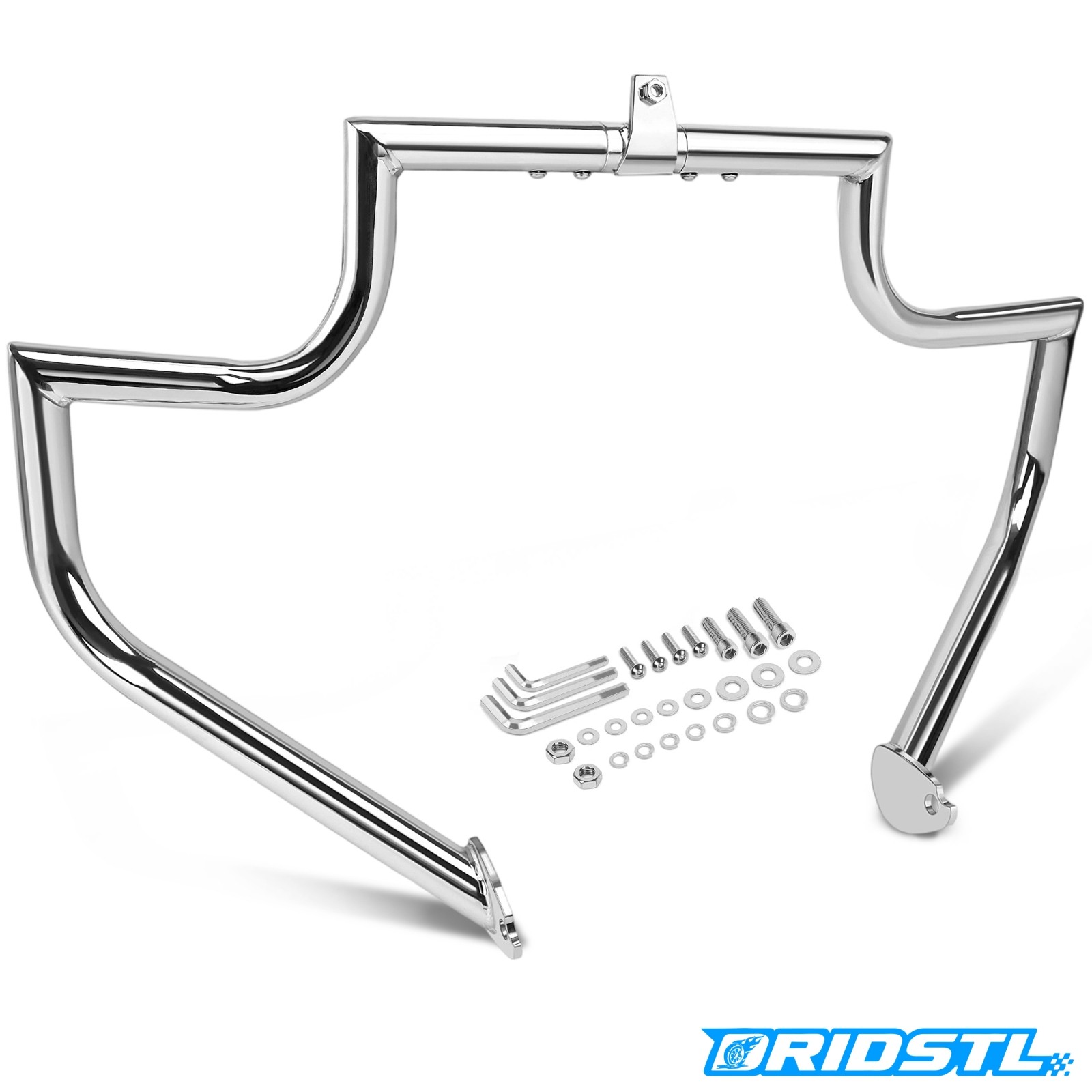Chrome Front Engine Guard Highway Crash Bar For Harley Touring 1997-2008 FLHT