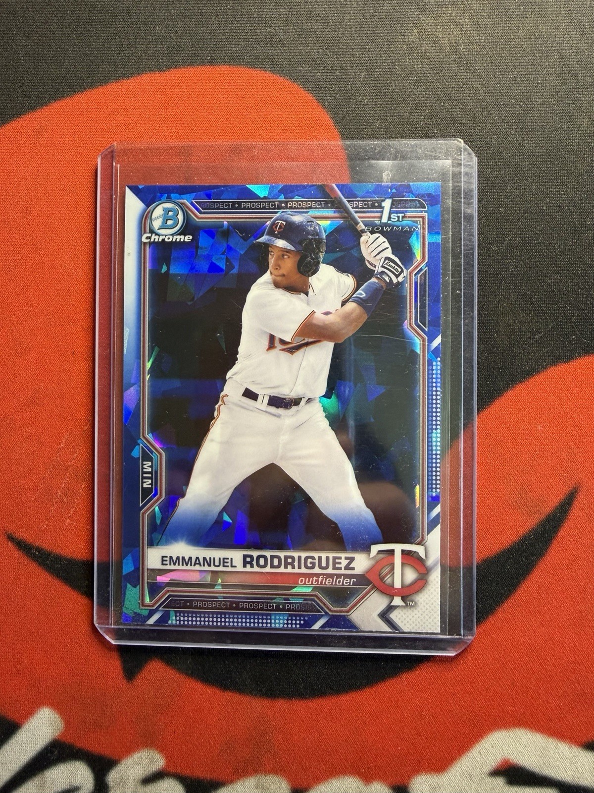 Emmanuel Rodriguez 2021 Bowman Chrome Sapphire 1st Bowman #BCP-207 Twins RC Emmanuel Rodriguez 2021 Bowman Chrome Sapphire 1st Bowman #BCP-207 Twins RC