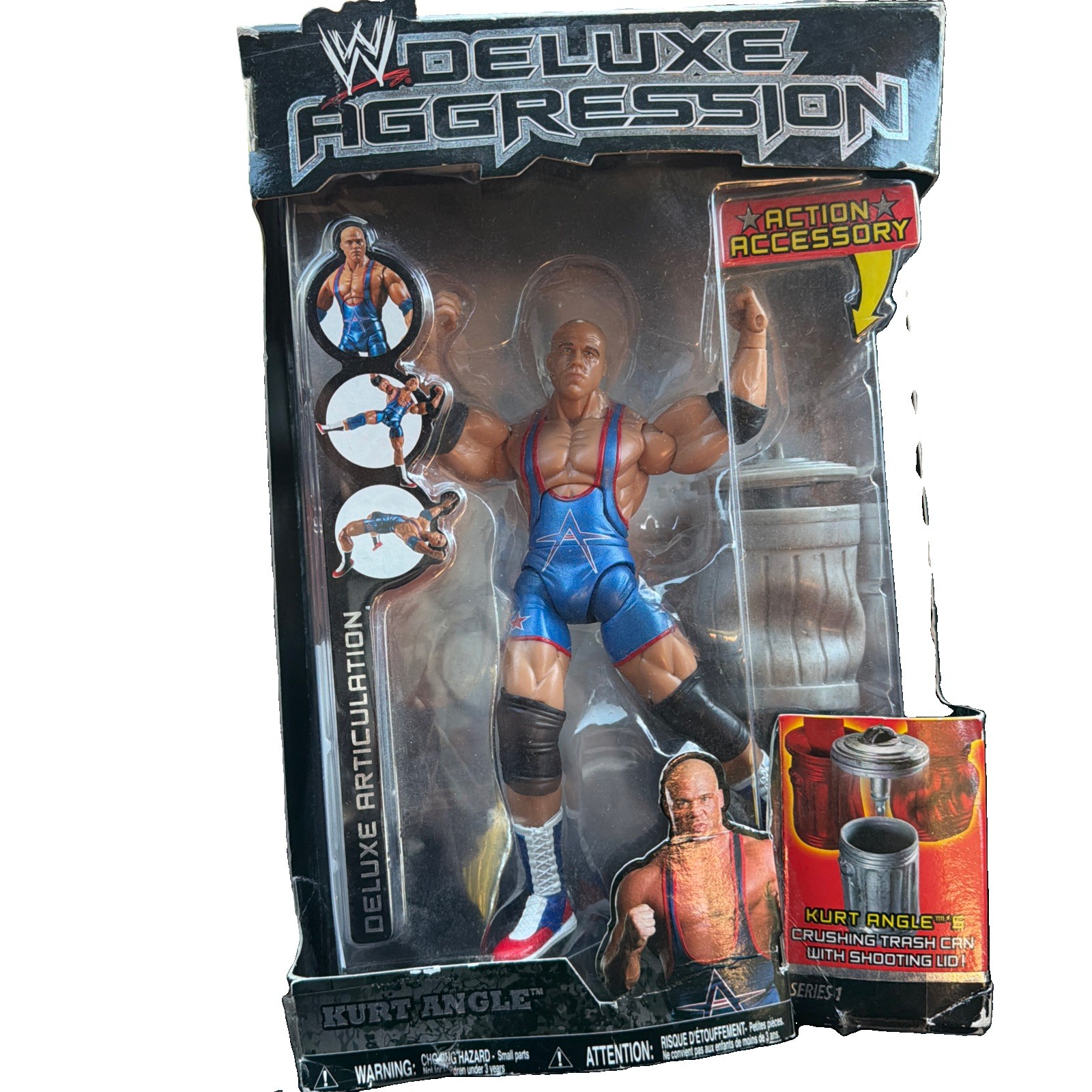 Jakks Pacific - WWE Deluxe Aggression - Kurt Angle (2005) Jakks Pacific - WWE Deluxe Aggression - Kurt Angle (2005)