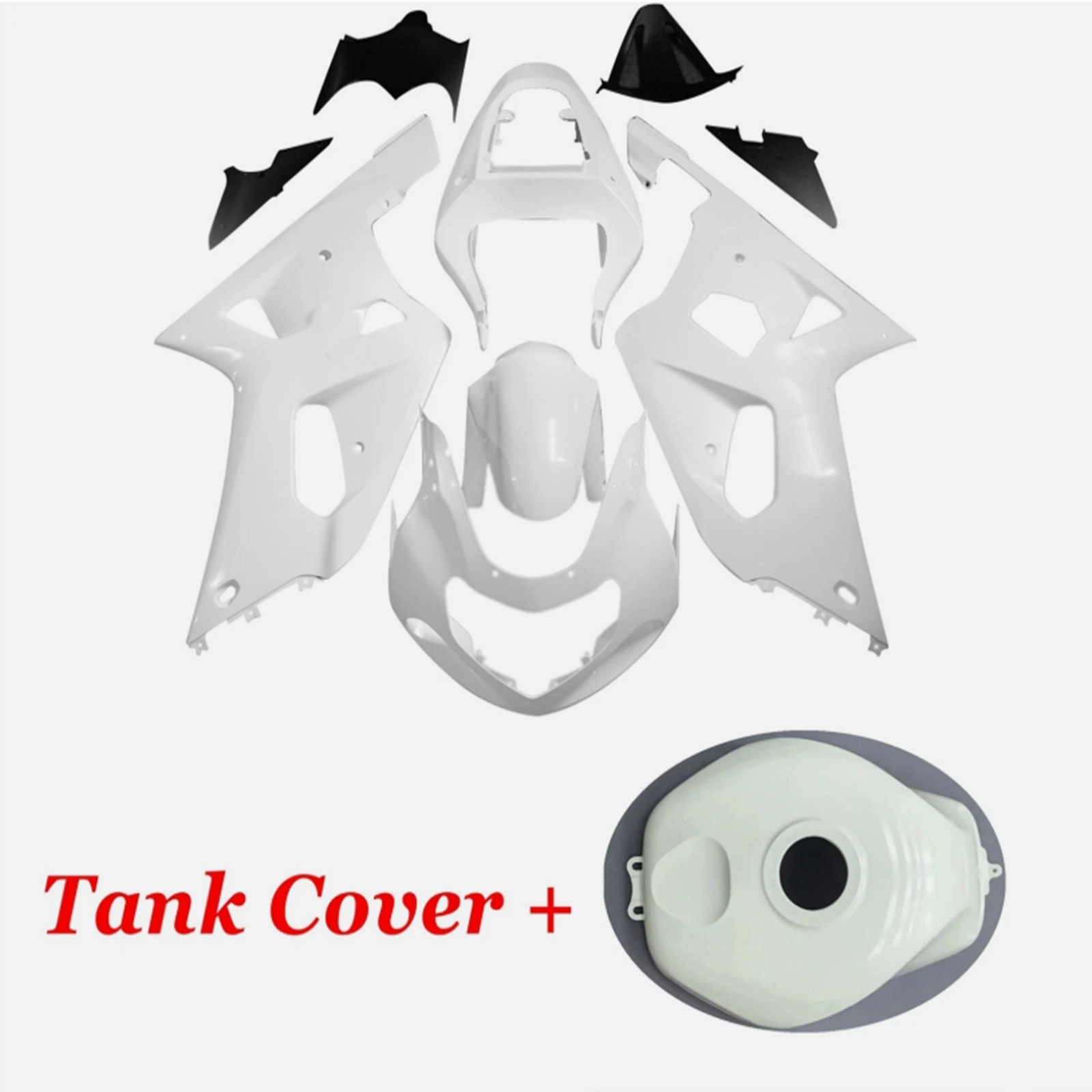 Unpainted Fairing Kit +Tank For SUZUKI GSXR 600 /750 2001 -2003 ABS Bodywork Set